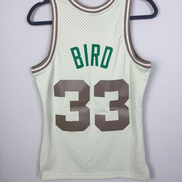 MITCHELL & NESS | NEW Hardwood Classics Celtics Bird #33 Basketball Jersey XS - Picture 11 of 12